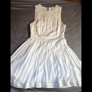 NWOT Free People white embroidered dress